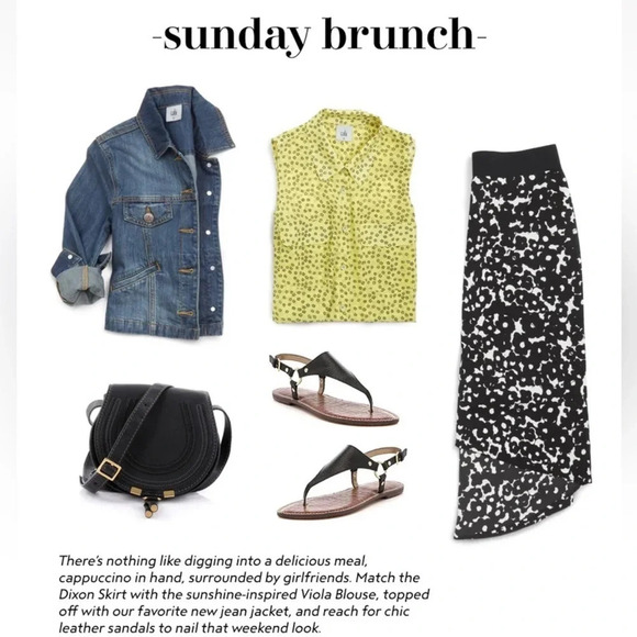 Cabi Bright Yellow Sheer Ditzy Daisy Button Down Shirt Blouse Medium - Picture 5 of 15